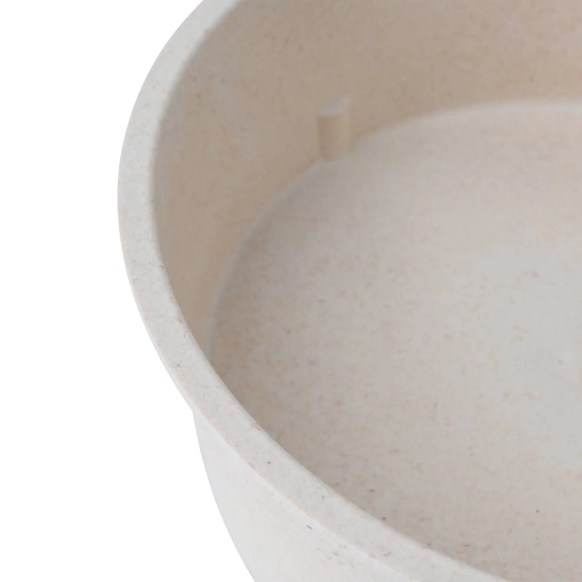 Herbruikbare schaaltjes "merways Bowl" 1.000 ml, Ø 185 mm, cashew / creme-wit