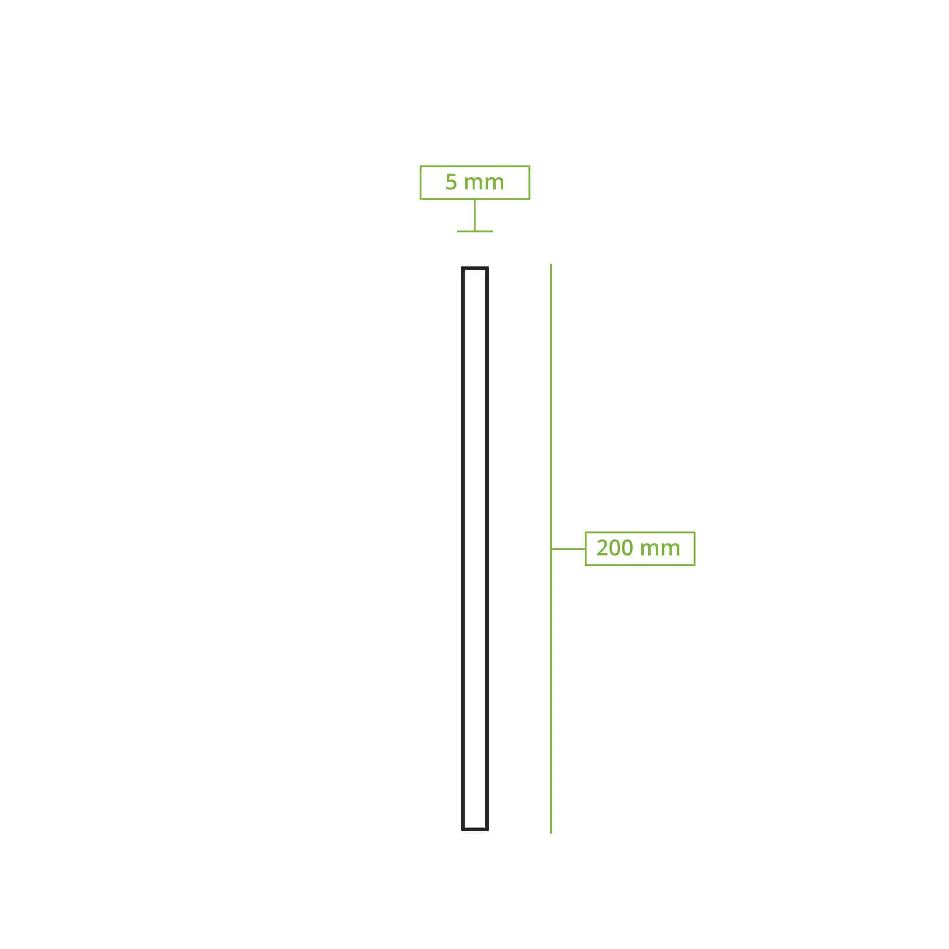 Papieren drinkrietjes 20 cm, Ø 0,5 cm, wit, verticaal gerold, individueel verpakt