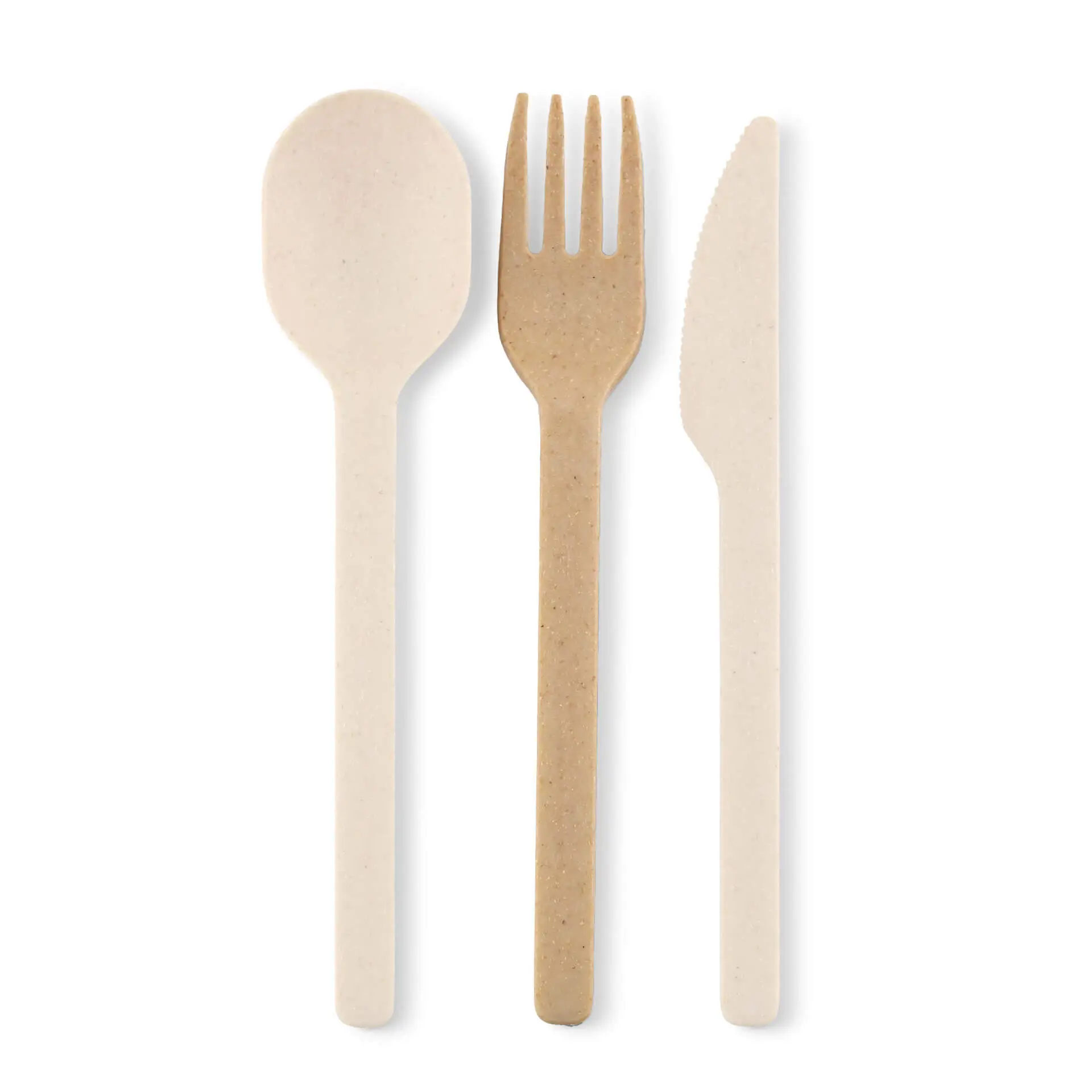 Herbruikbare vorken "merways Cutlery" 18 cm, naturel