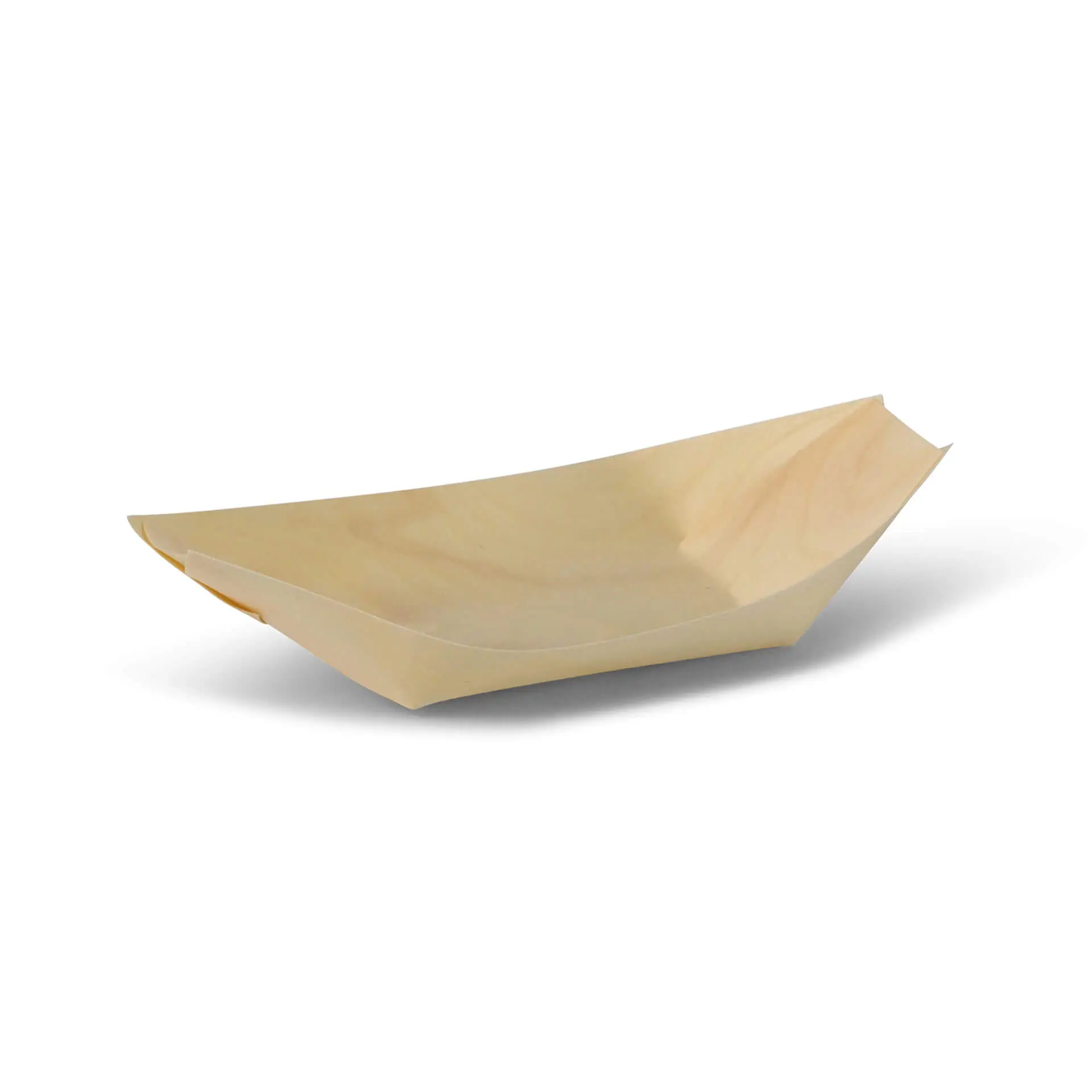 Houten scheepjes voor fingerfood, 17 cm