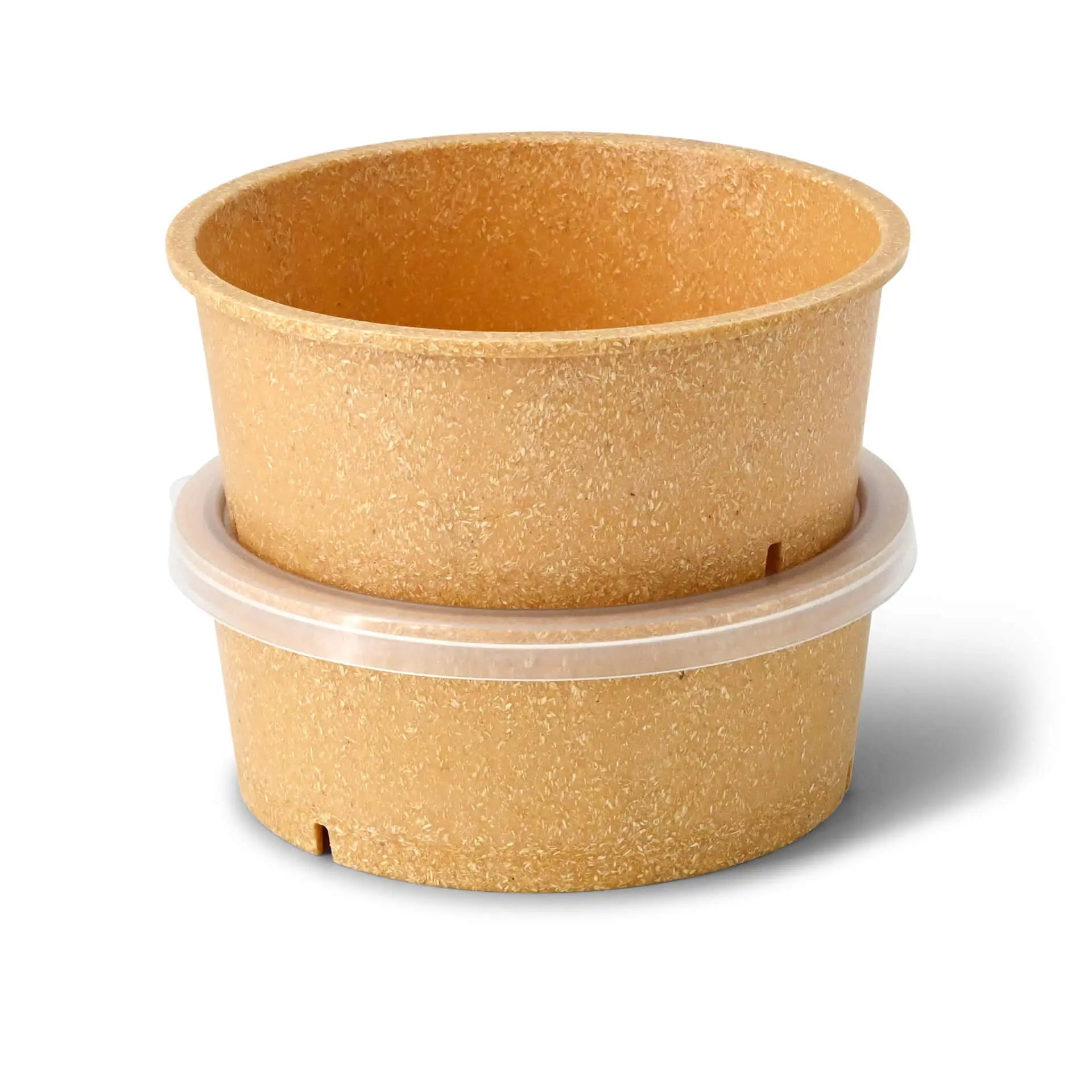 Herbruikbare schaaltjes "merways Bowl" 650 ml, Ø 150 mm, caramel / bruin