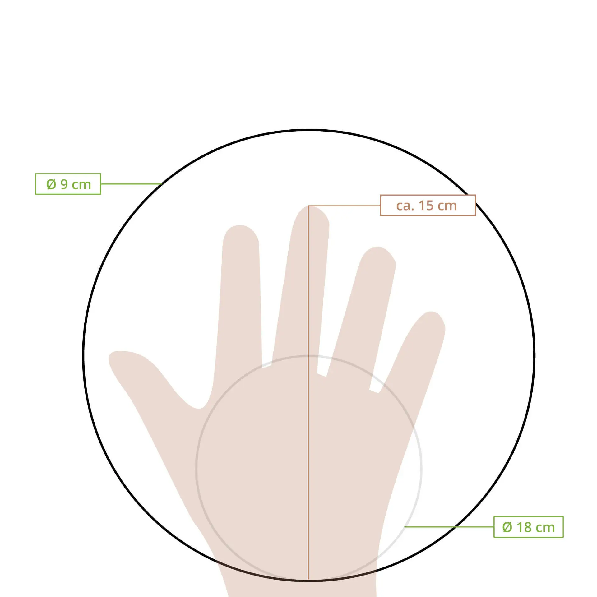 Bakvormpjes van cacaopapier ∅ 18 cm, rond, bruin