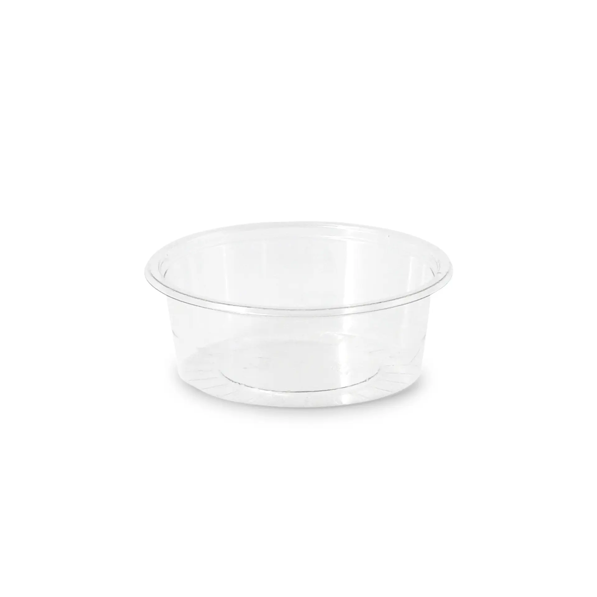 rPET Portiebeker 80 ml / 3 oz, Ø 75 mm, transparant