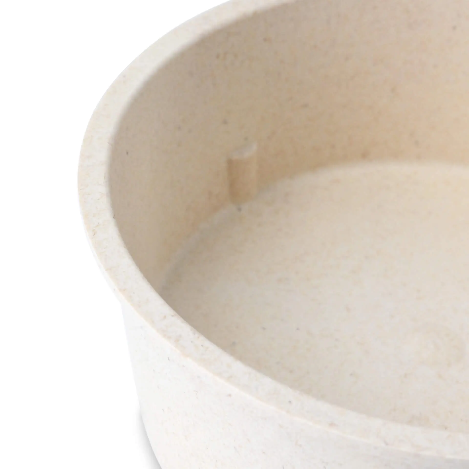 Herbruikbare schaaltjes "merways Bowl" 650 ml, Ø 150 mm, cashew / creme-wit