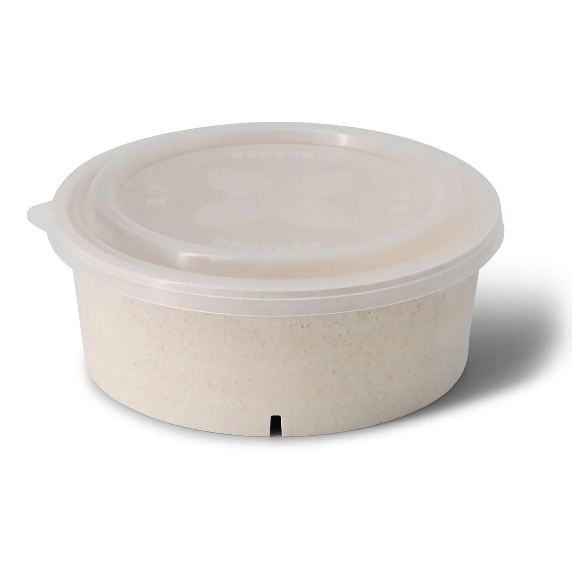 Herbruikbare schaaltjes "merways Bowl" 1.000 ml, Ø 185 mm, cashew / creme-wit