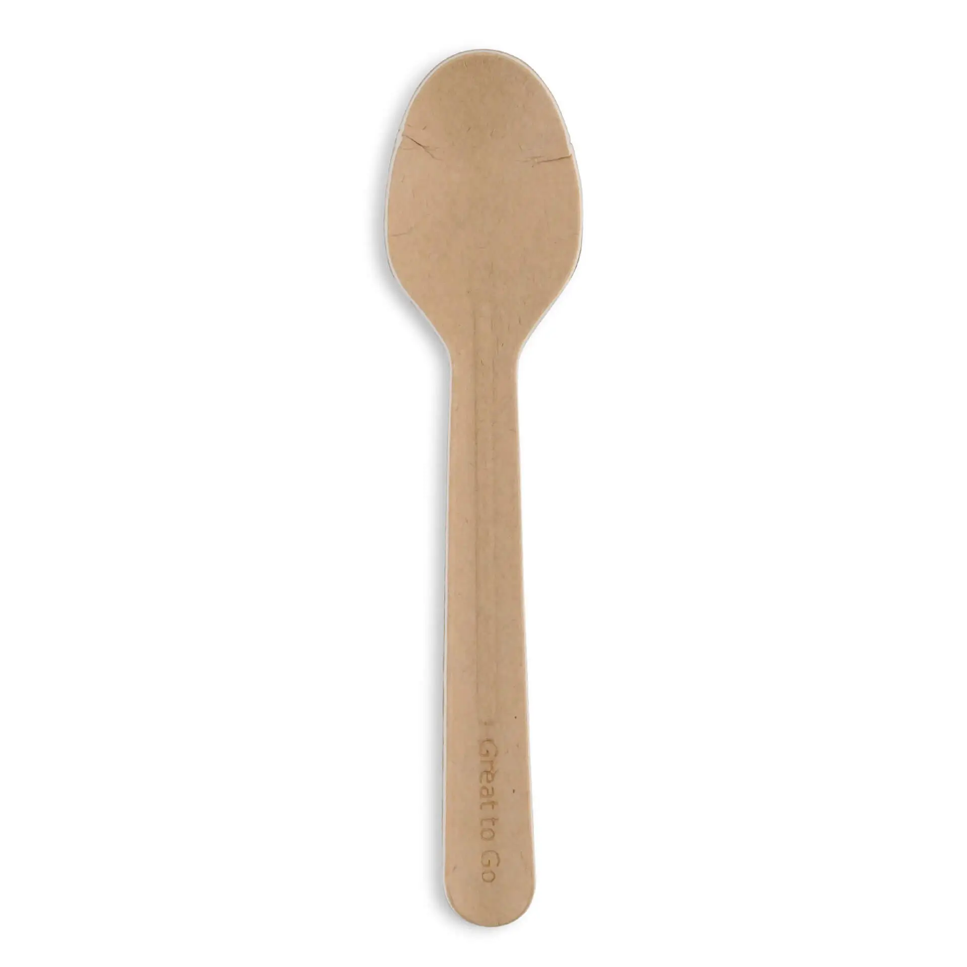 Papieren lepel 16,5 cm, kraft