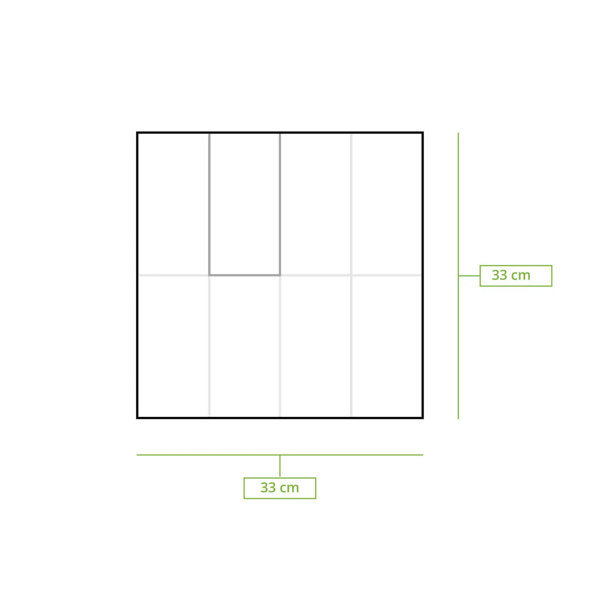 Servetten van gerecycled papier, 33 x 33 cm, 1-laags, 1/8 vouw, bruin