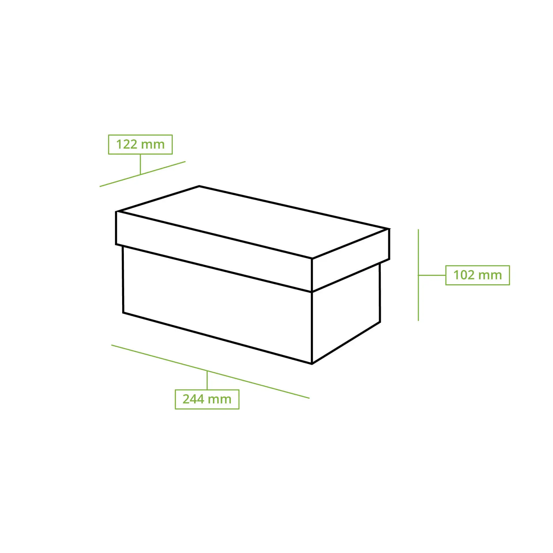 Take-away dubbele burgerdozen 24,4 x 12,2 x 10,2 cm, kraftkarton, inklapbaar