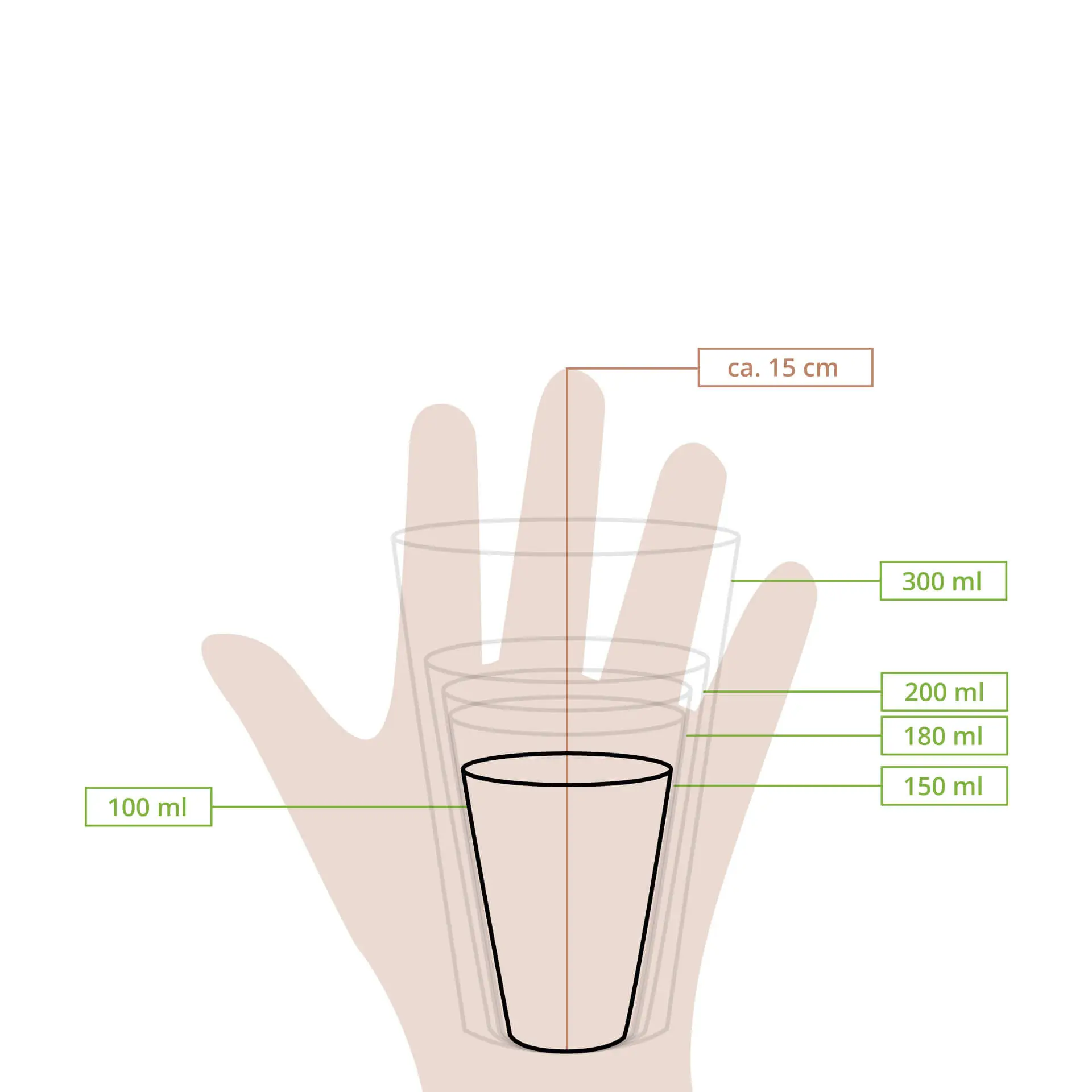 Papieren beker "EcoUp ©", 100 ml / 4 oz, Ø 62 mm