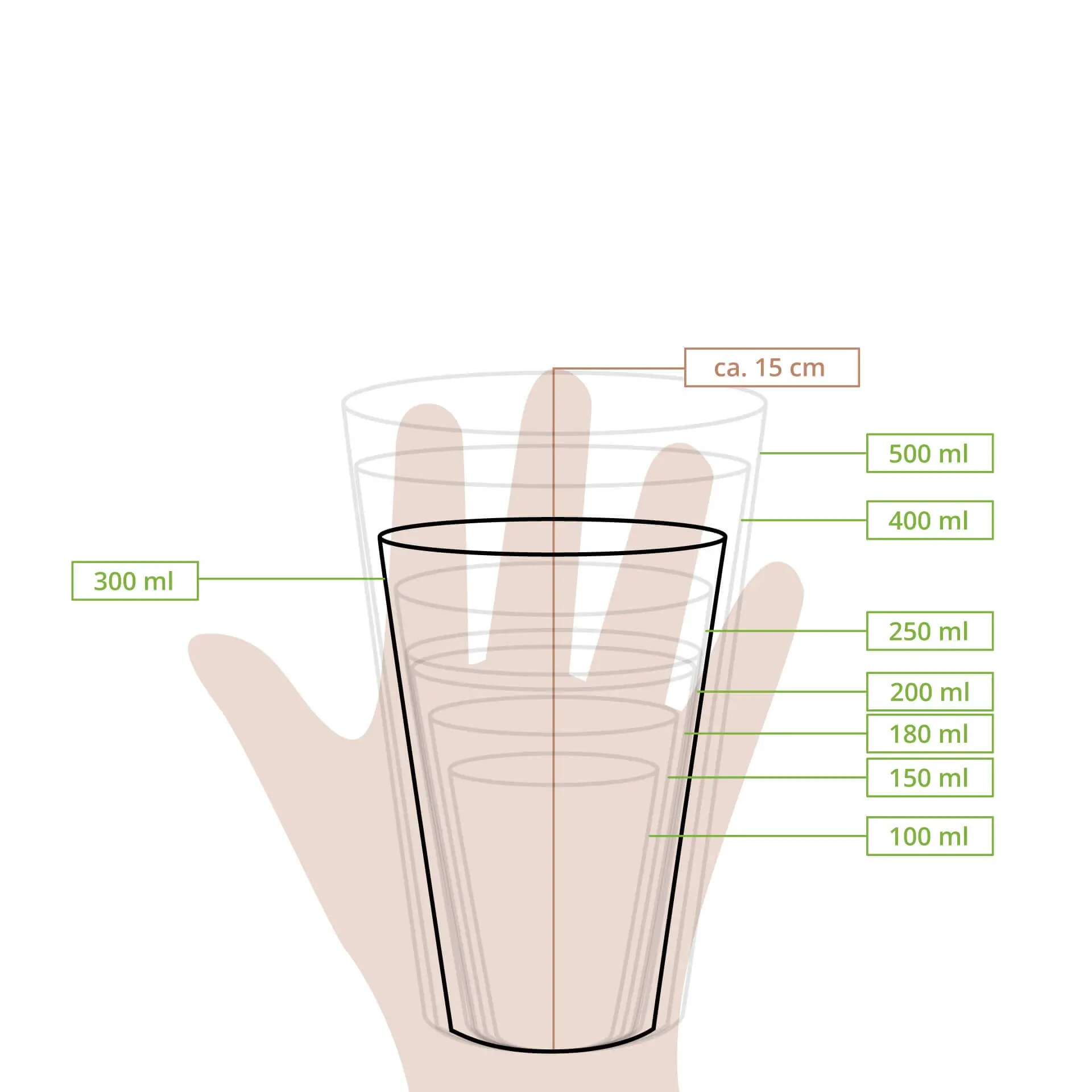 Kartonnen beker 300 ml / 12 oz, Ø 90 mm, kraft