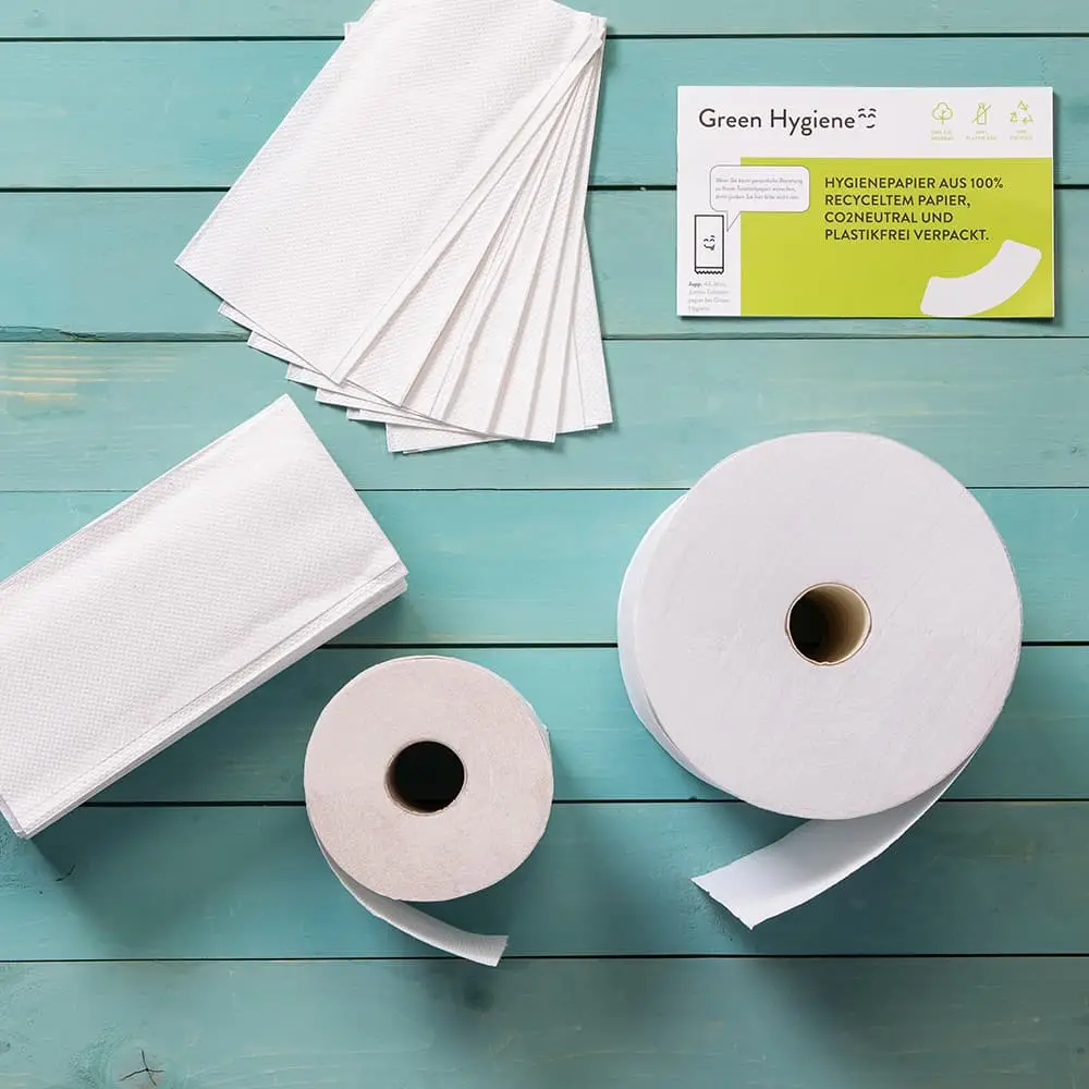 rPaper toiletpapier compacte rollen, 2-laags, 500 vellen