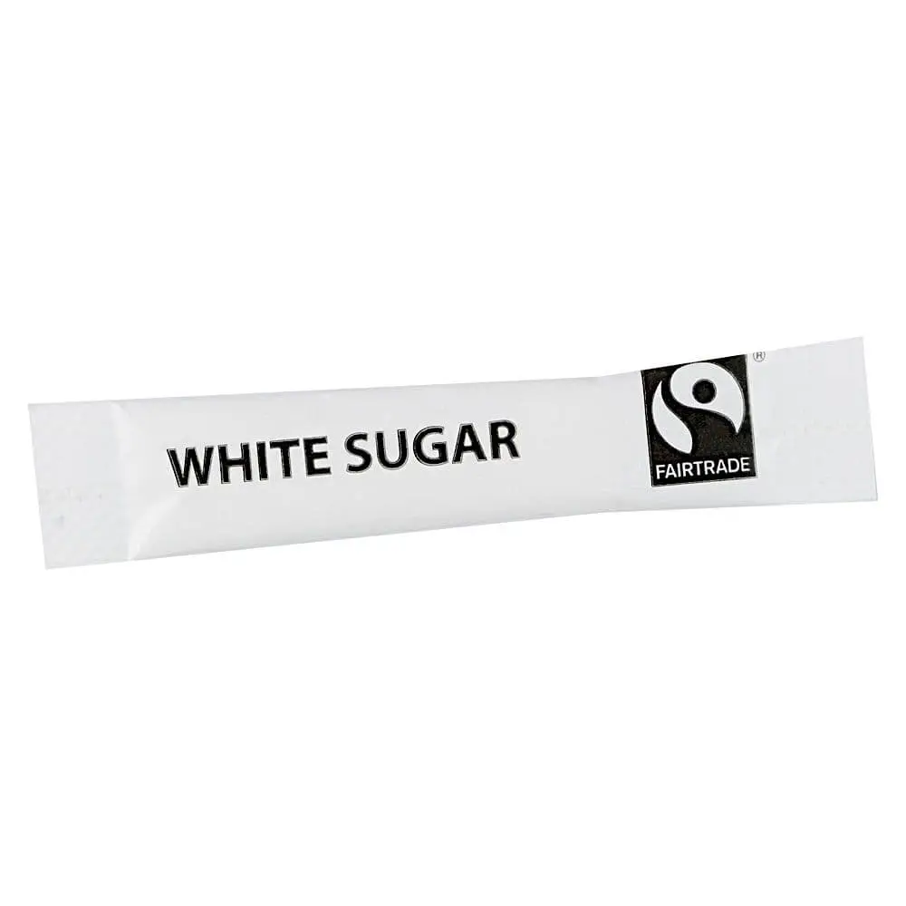 Fairtrade witte suikersticks