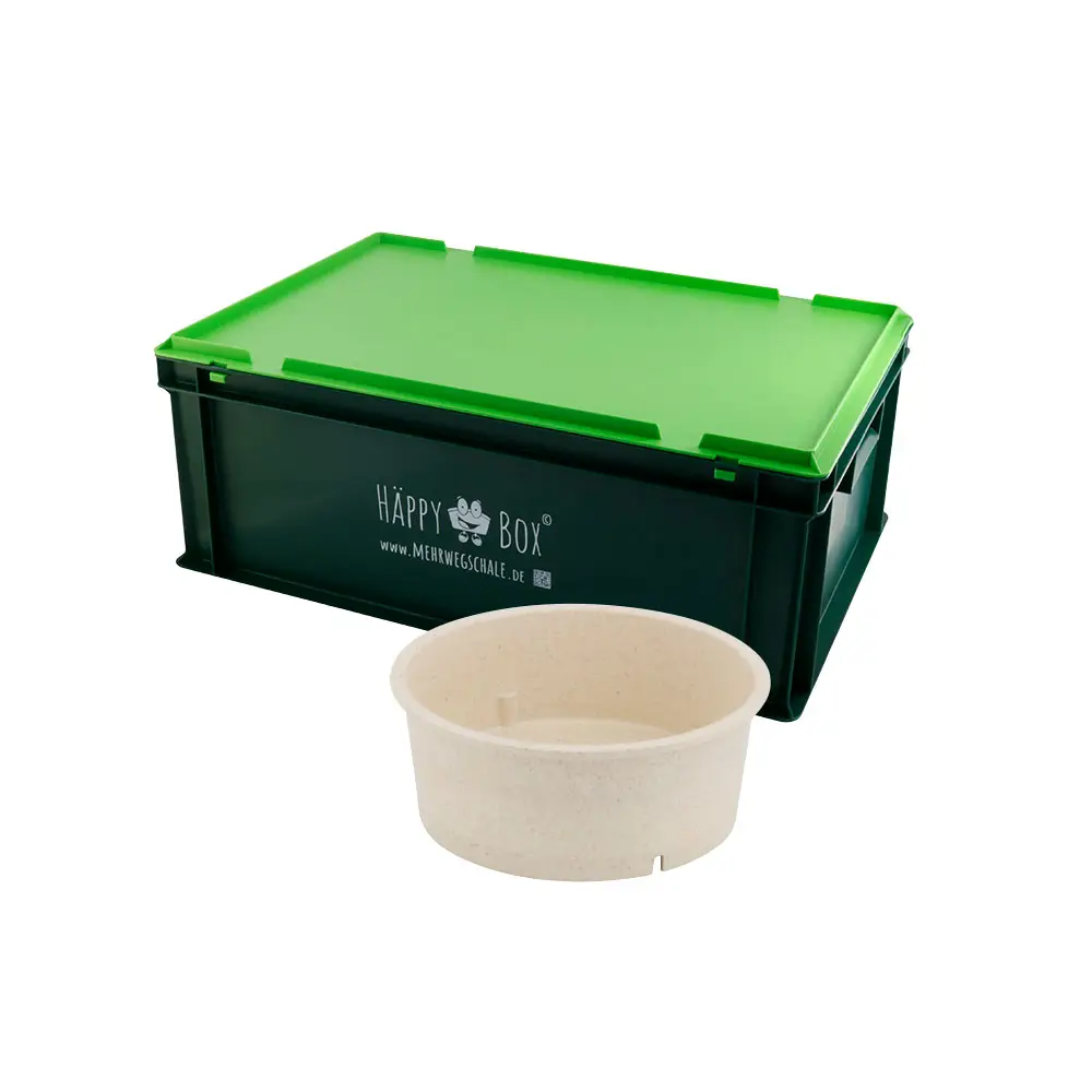 Set verhuurartikelen herbruikbare schalen merways Bowl, crème-wit, 650 ml