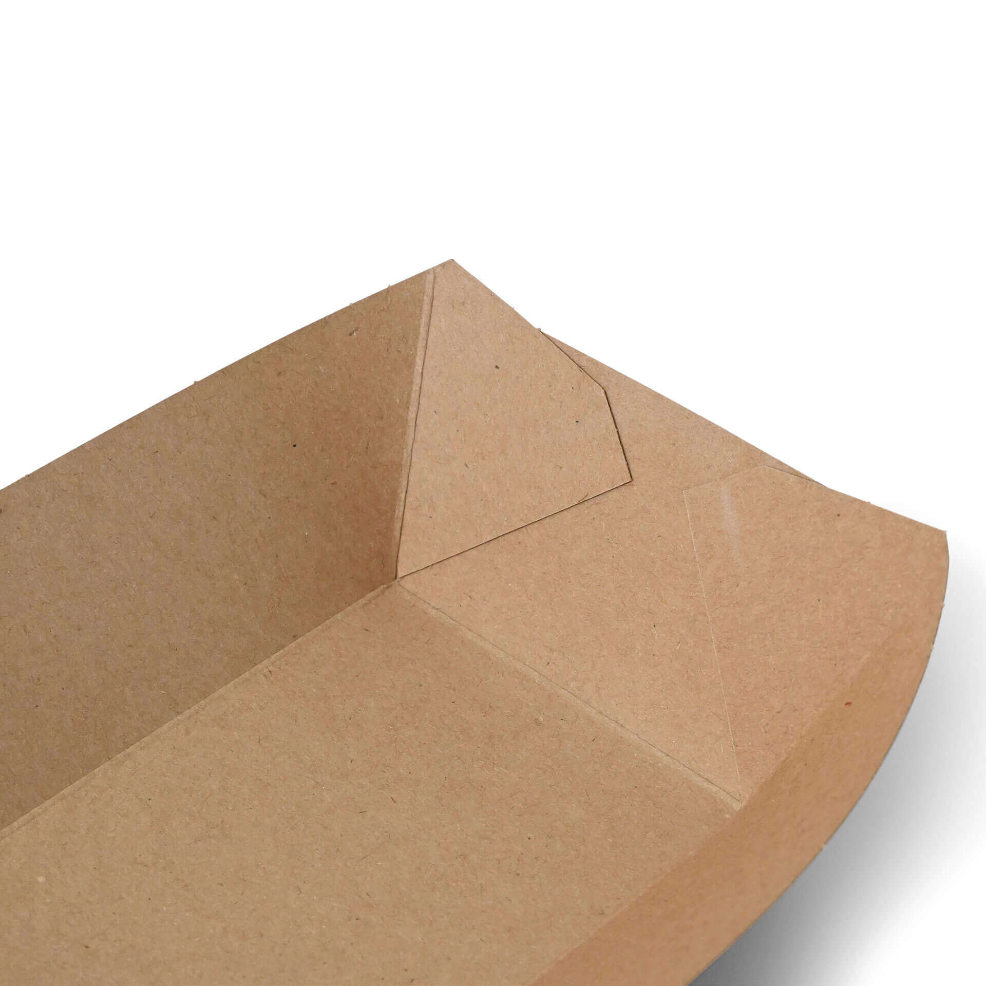 Snackschalen aus Karton (Premium) 500 ml, braun, bio-beschichtet