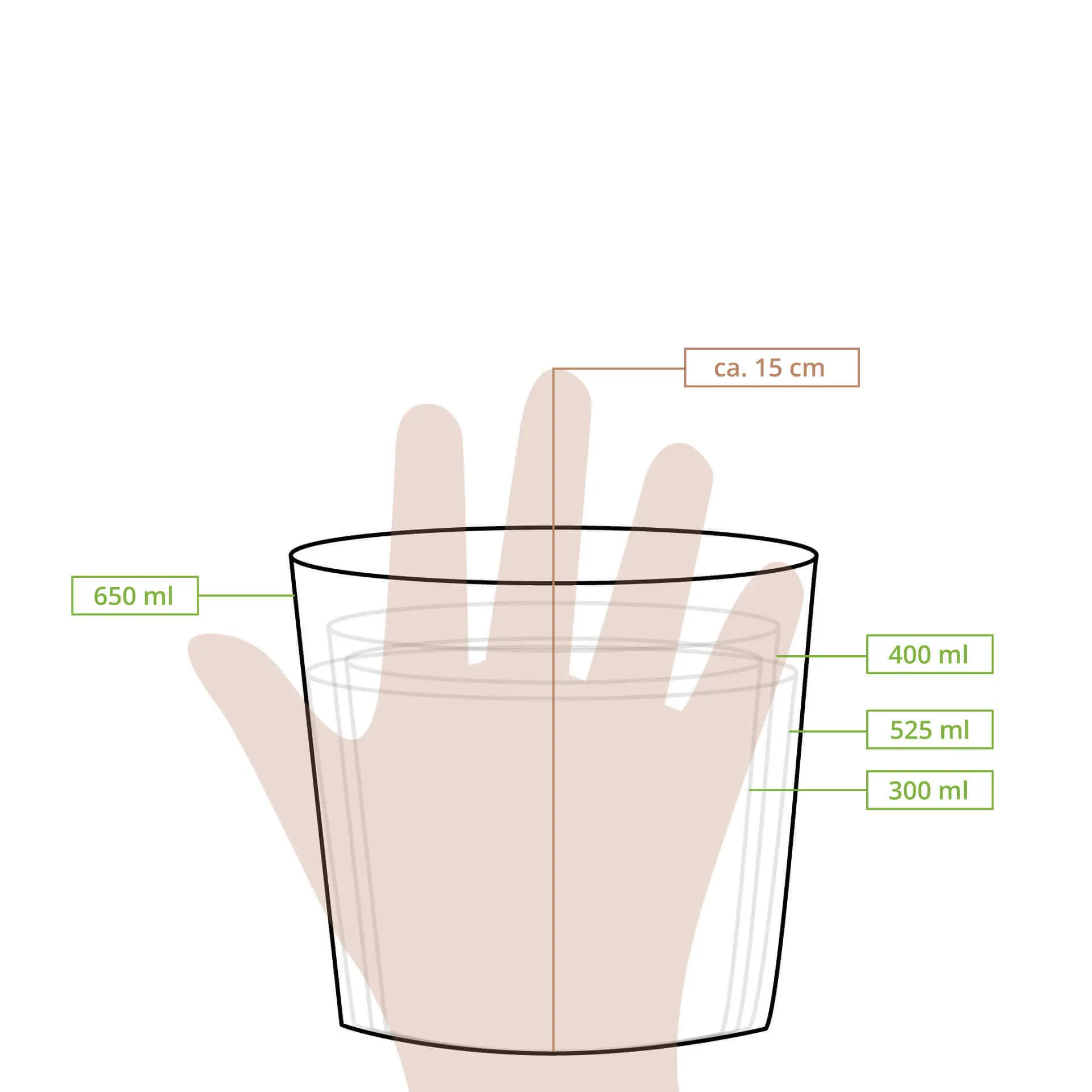 Kartonnen Soepbekers 650 ml / 26 oz, Ø 114 mm, kraft, Iconen