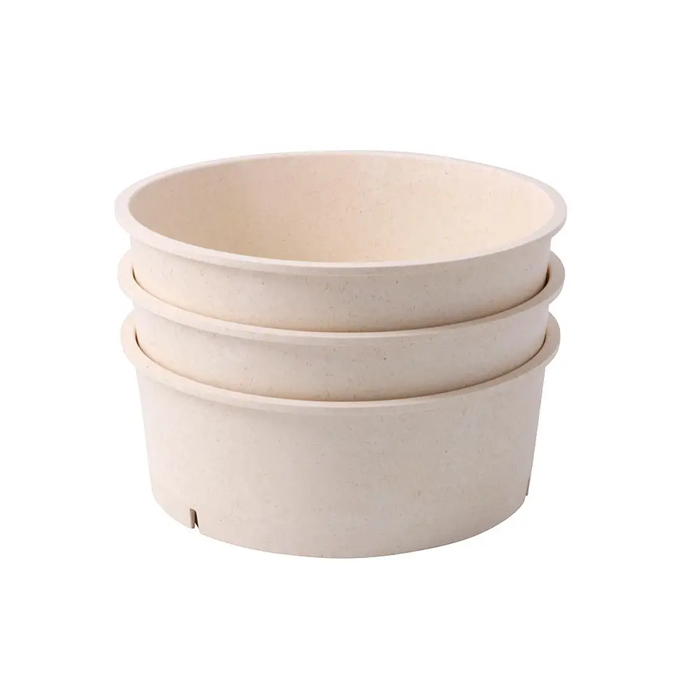 Set verhuurartikelen herbruikbare schalen merways Bowl, crème-wit, 1000 ml