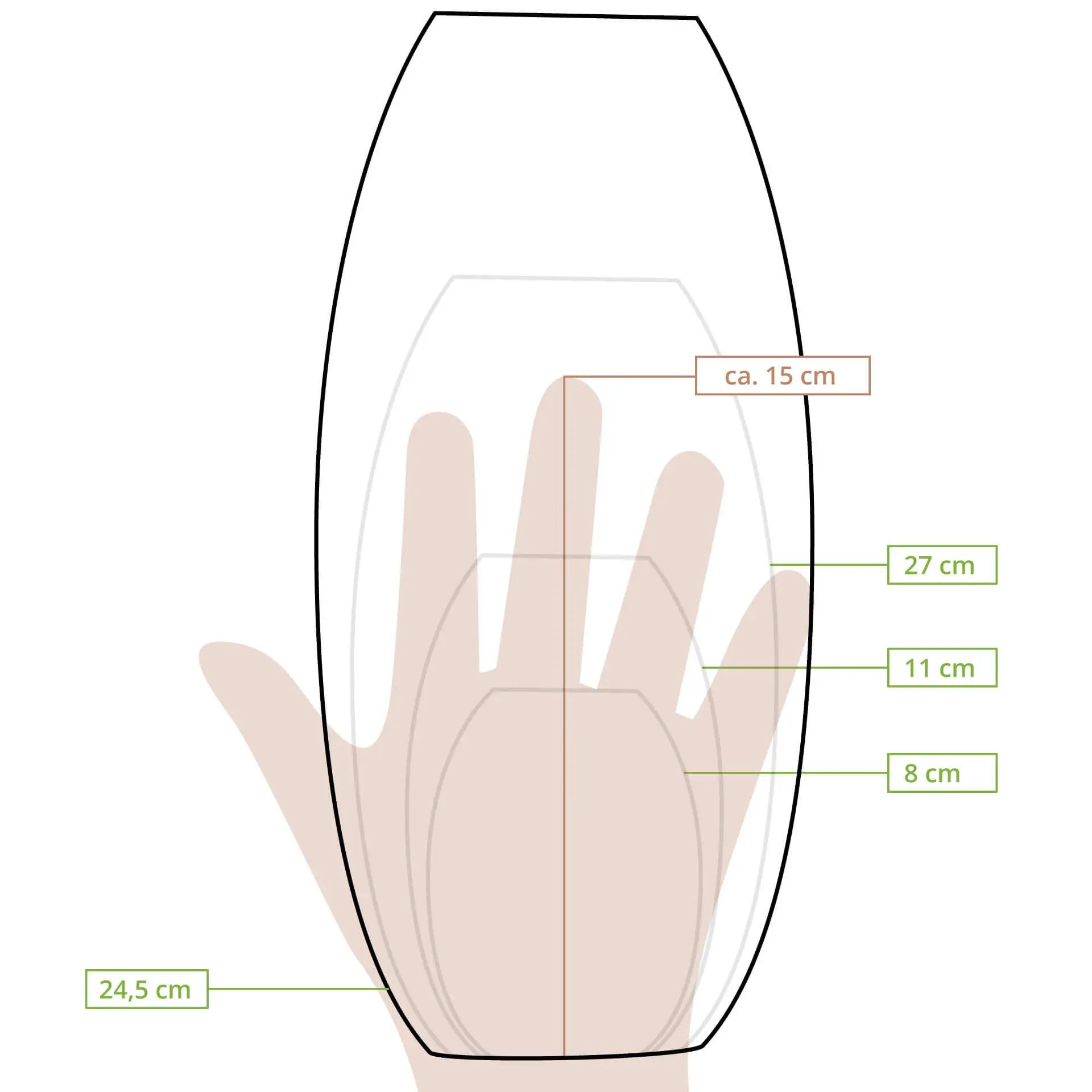 Houten scheepjes voor fingerfood, 24,5 cm