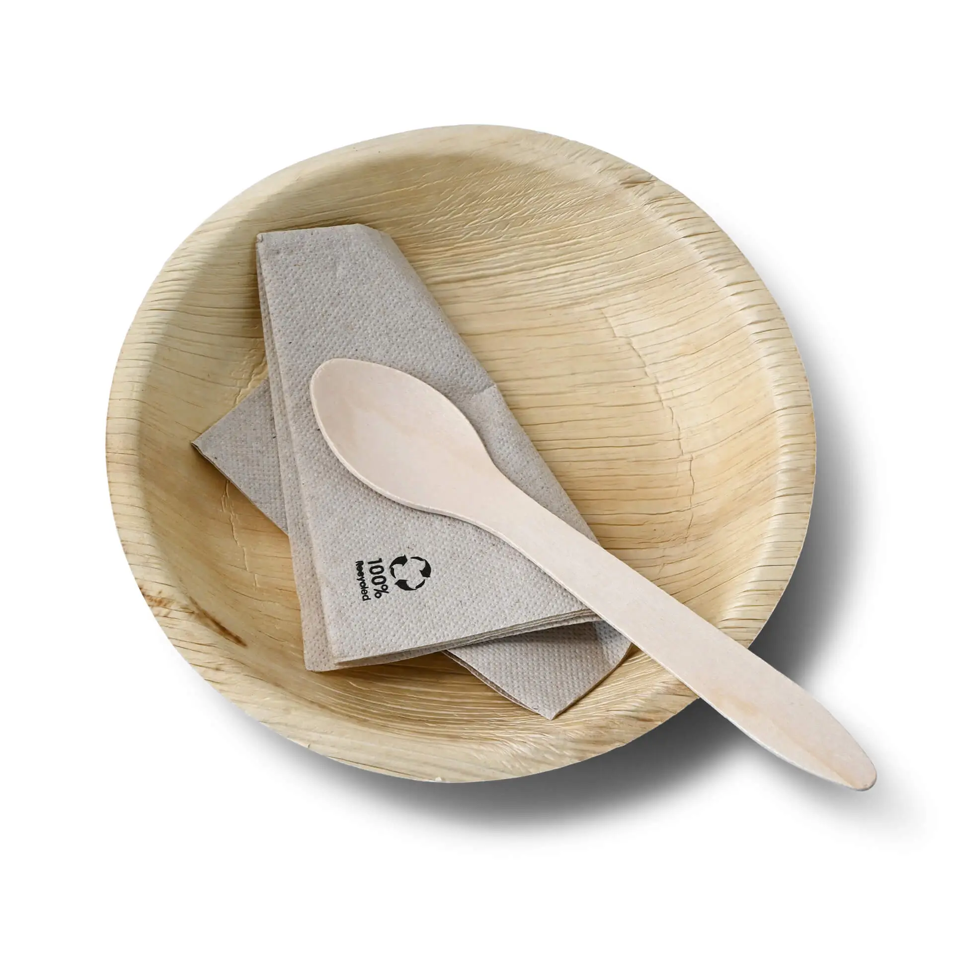 Palmblad bord "Palmware®" Ø 18 cm, diep, rond