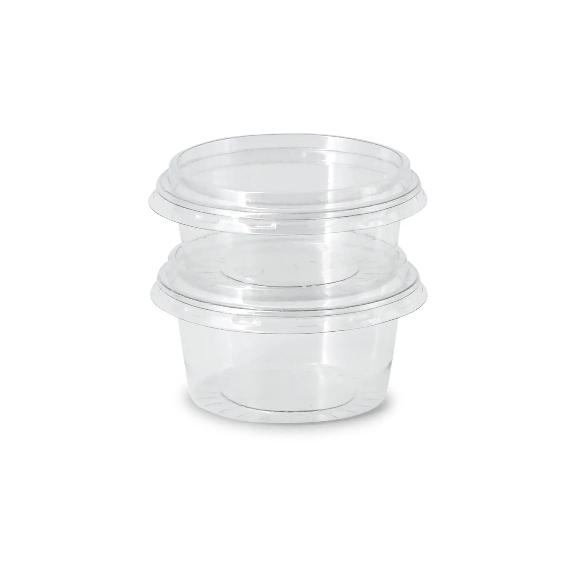 rPET Portiebeker 80 ml / 3 oz, Ø 75 mm, transparant