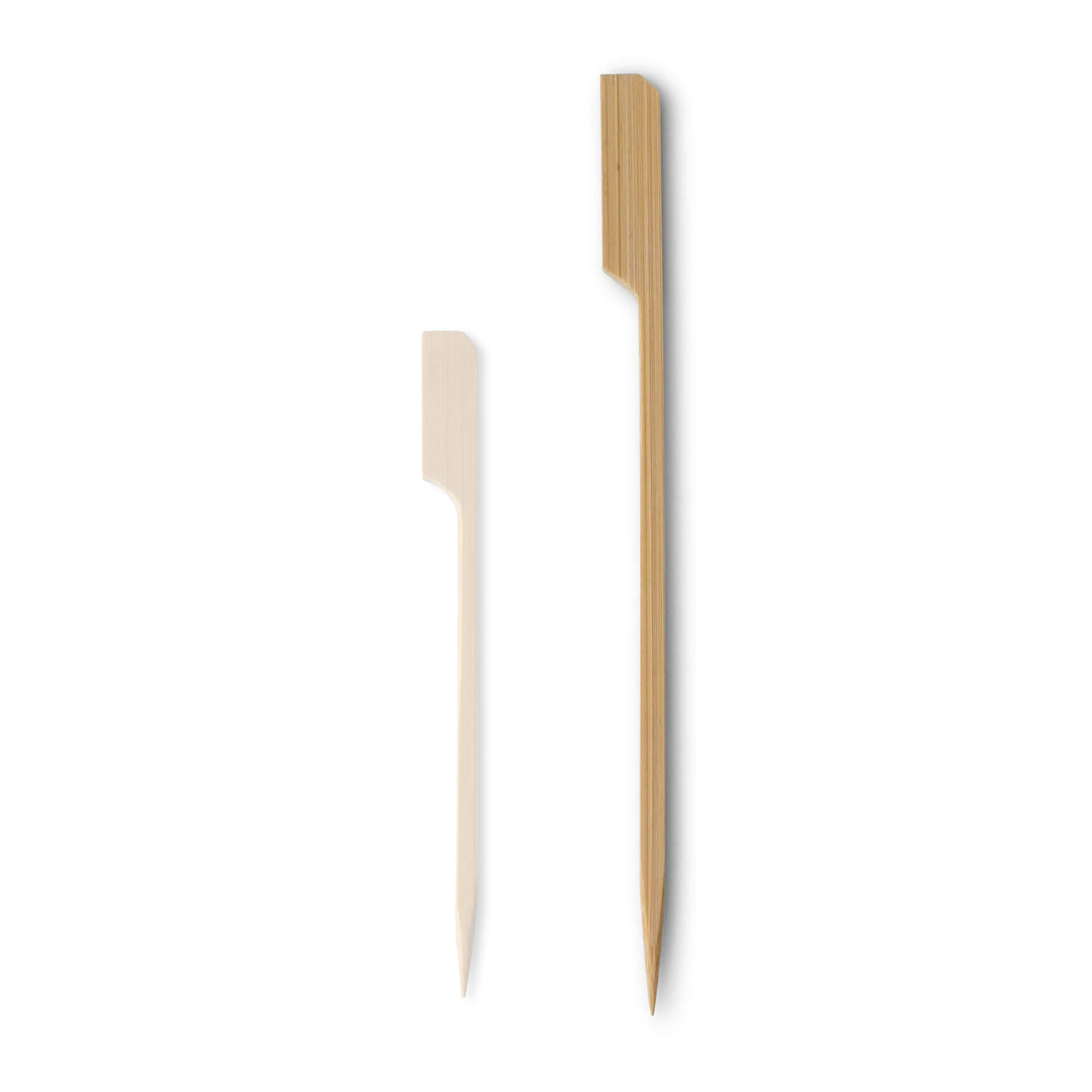 Flaggenspieße aus Bambus, 15 cm, unbehandelt