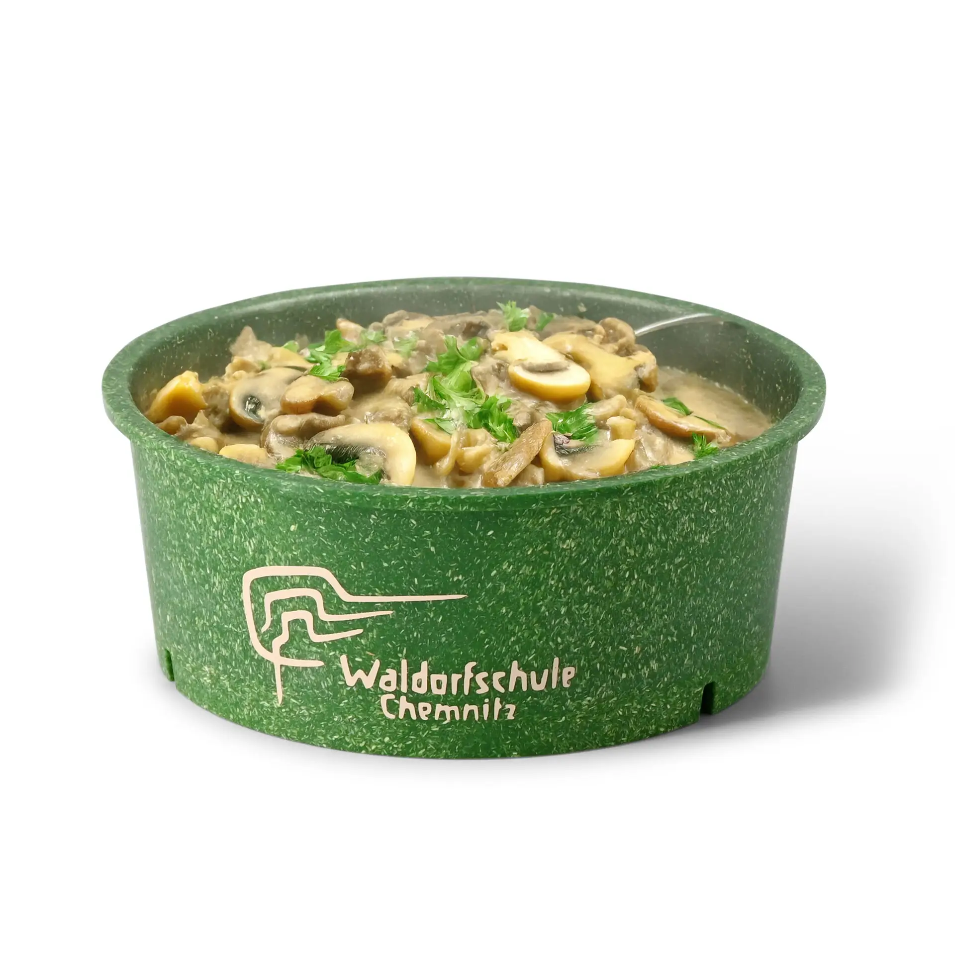 Reusable bowls bedrukken "merways Bowl" 650 ml, Ø 150 mm, spinazie / donkergroen