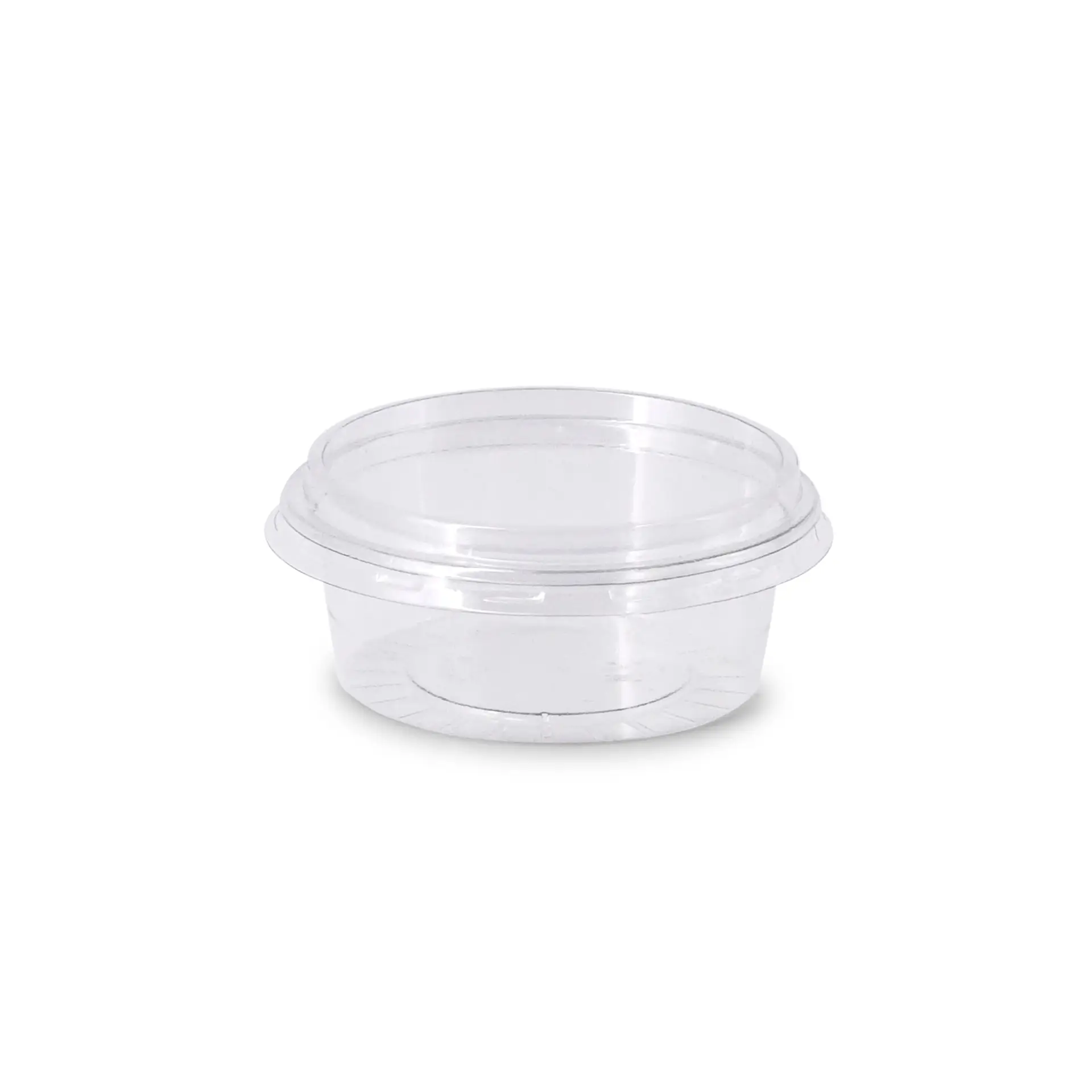 rPET Portiebeker 80 ml / 3 oz, Ø 75 mm, transparant