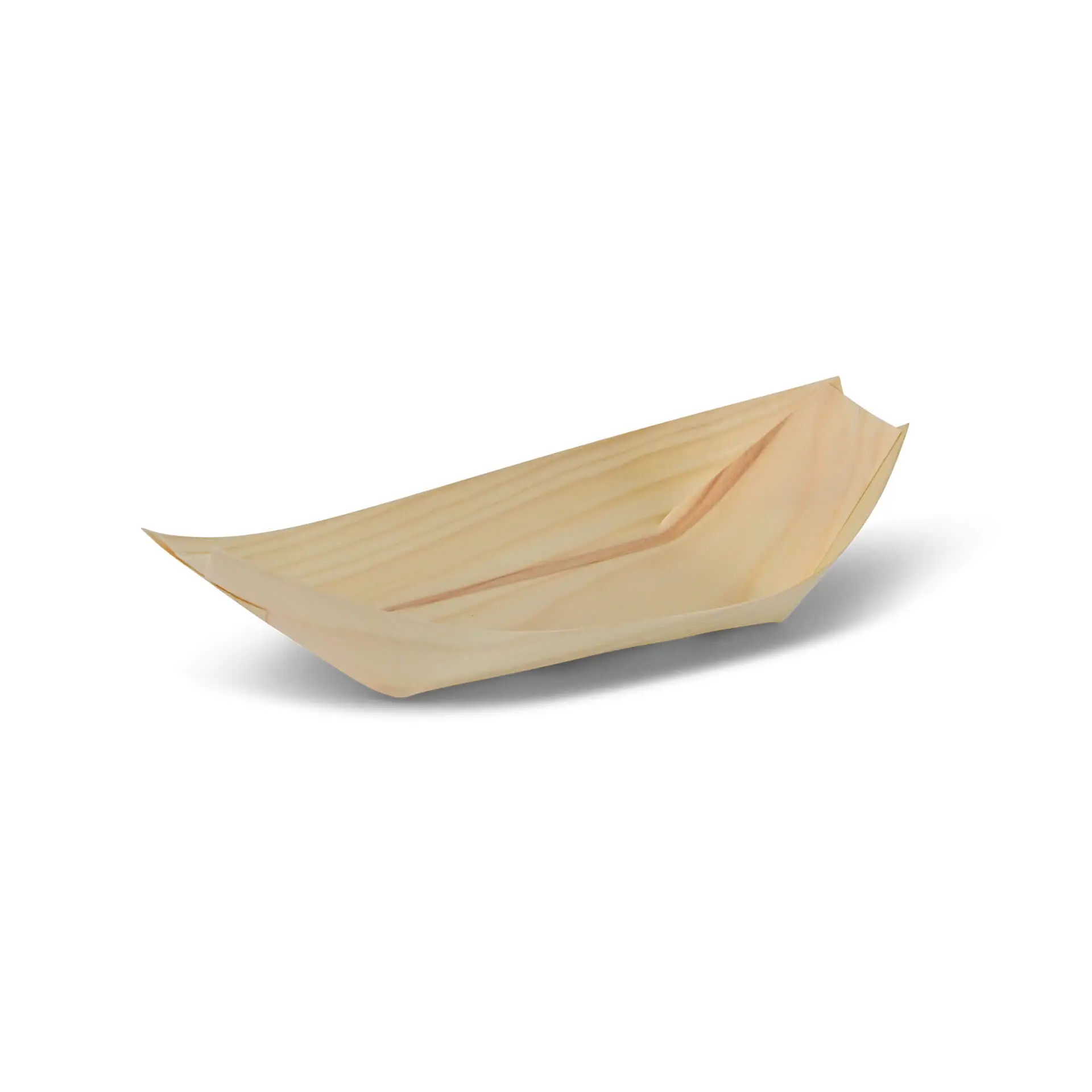 Houten scheepjes voor fingerfood, 24,5 cm