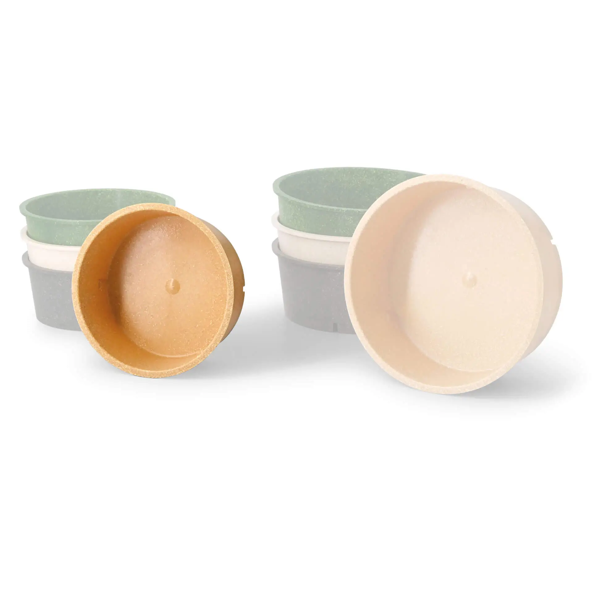 Herbruikbare schaaltjes "merways Bowl" 650 ml, Ø 150 mm, caramel / bruin