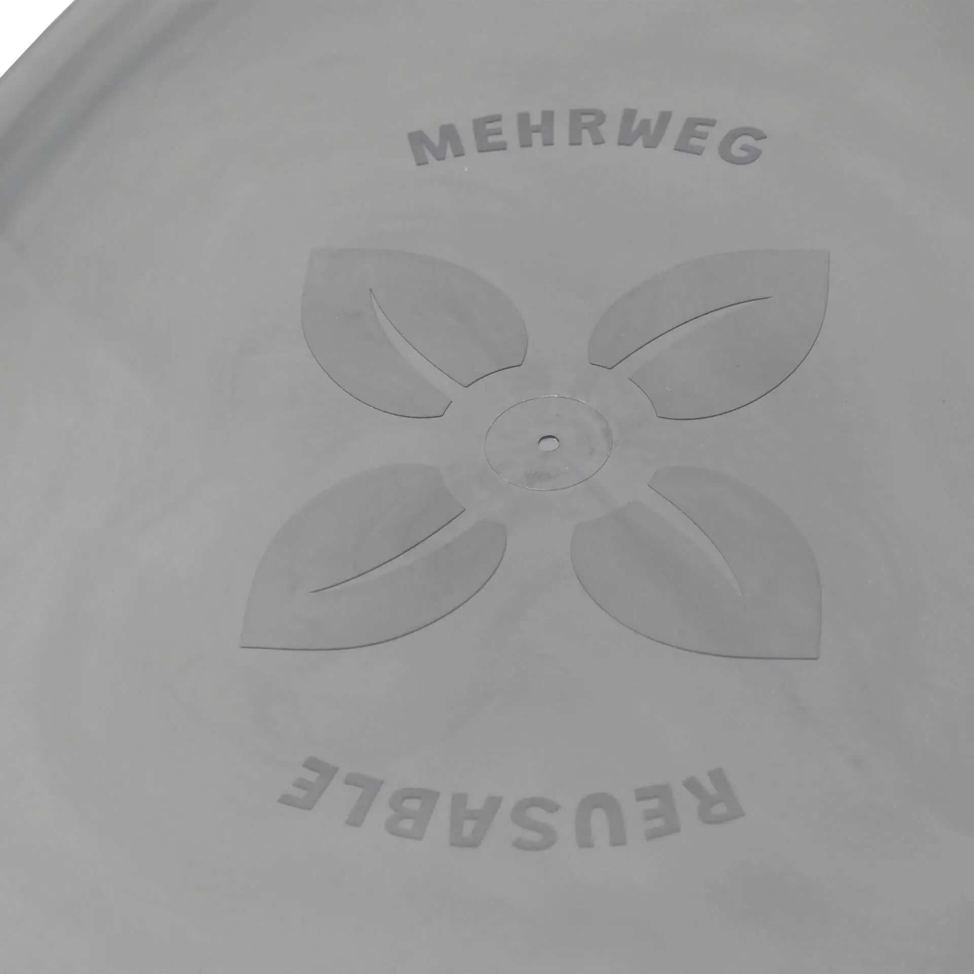 Herbruikbare deksels "merways Plate", grijs, 27,5 x 20 x 3 cm, PP