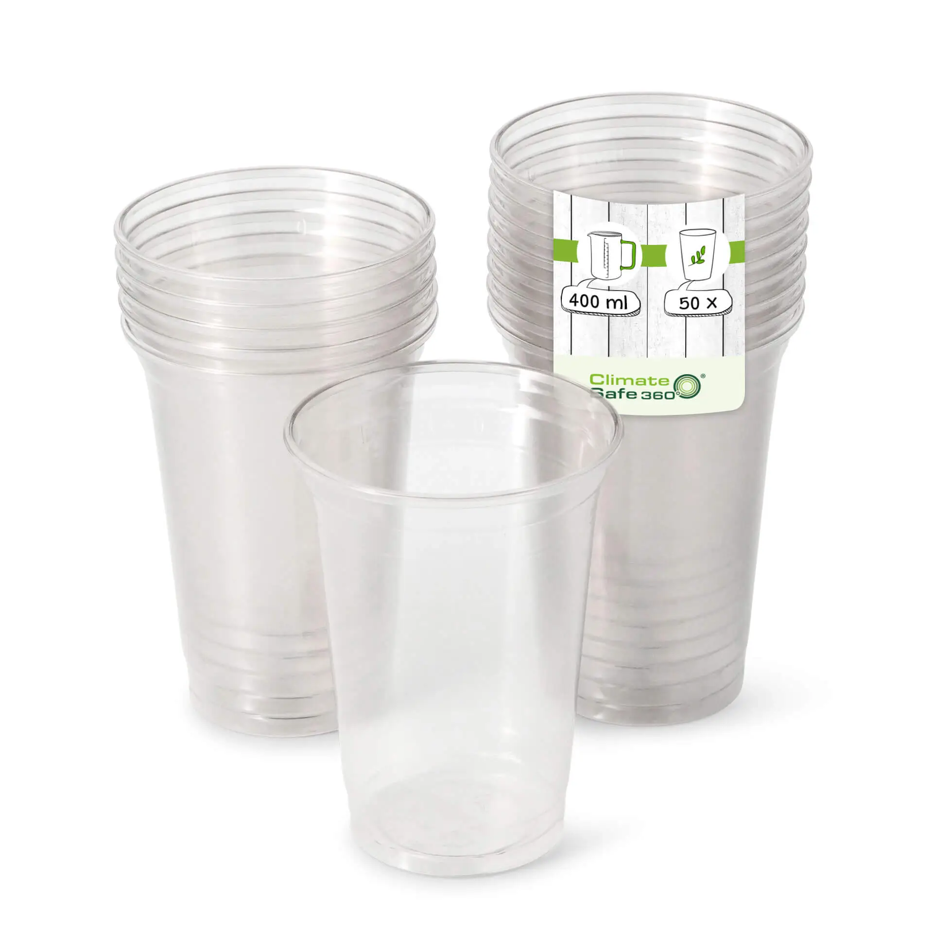 rPET transparante beker 400 ml / 16 oz, Ø 95 mm