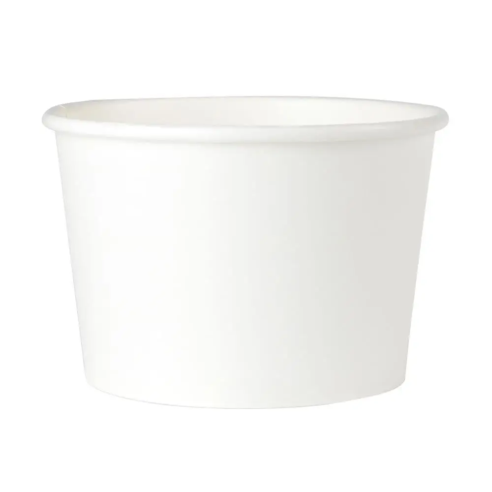 Witte bio universele beker, 400 ml / 16 oz, Ø 115 mm