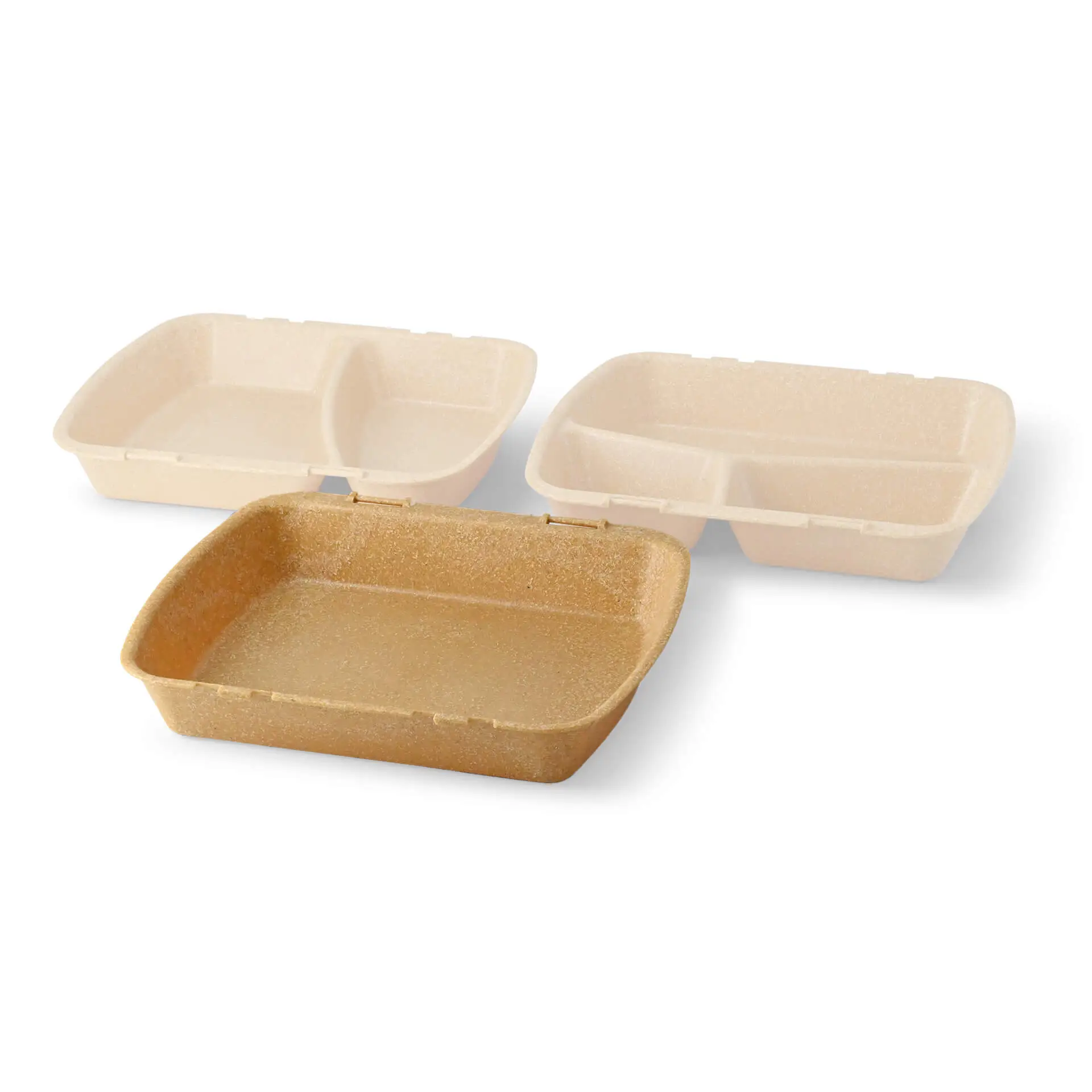 Herbruikbare menubakjes merways-Box, karamel/bruin, 24,5 x 20 x 4,5 cm, HP4