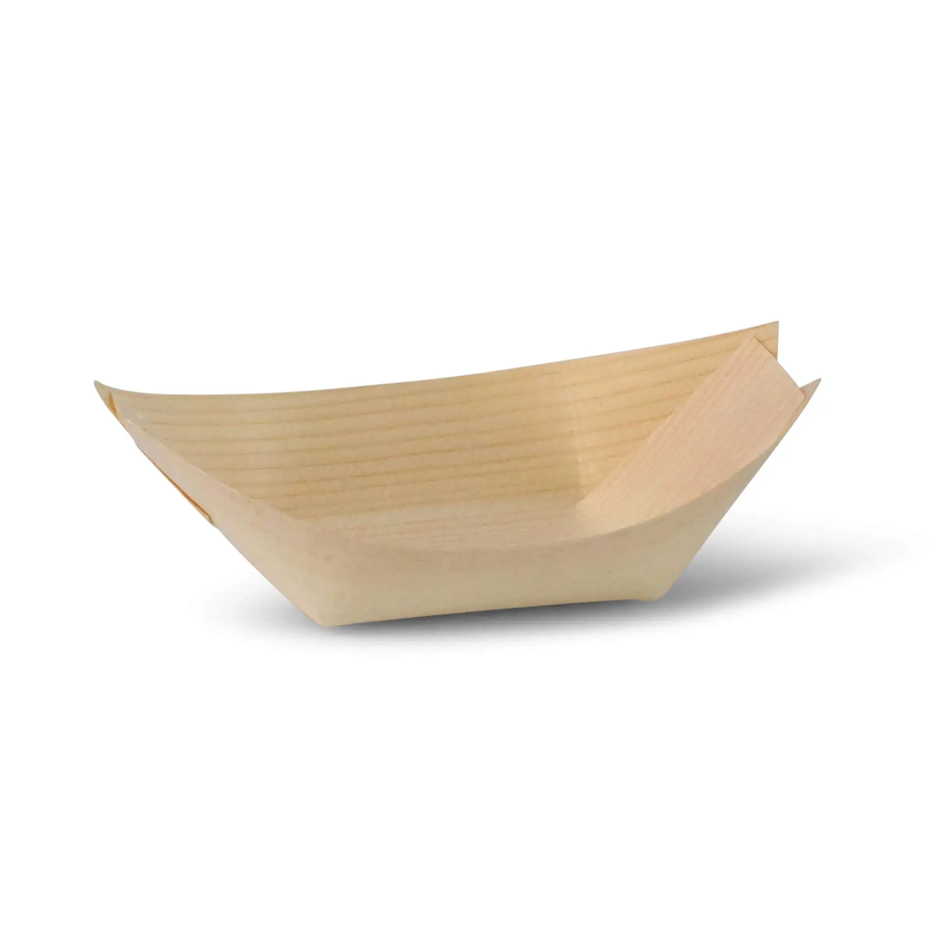 Houten scheepjes voor fingerfood, 11 cm