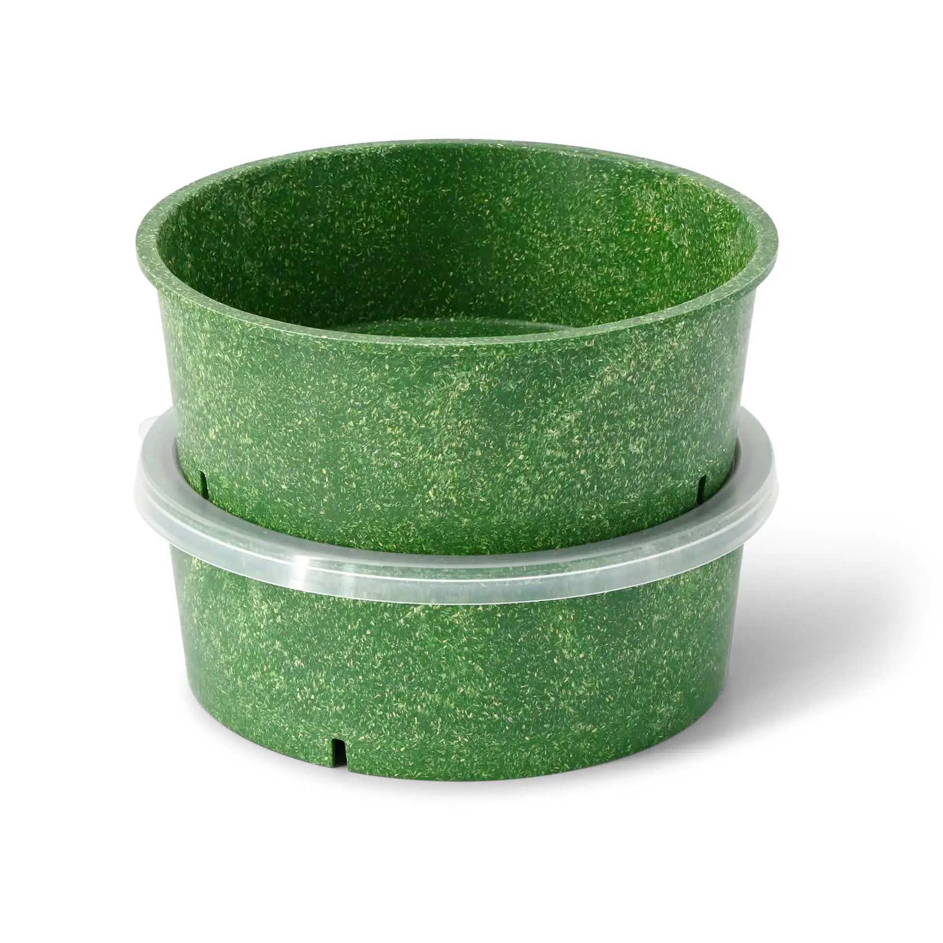 Herbruikbare schaaltjes "merways Bowl" 1000 ml, Ø 185 mm, spinazie / donkergroen