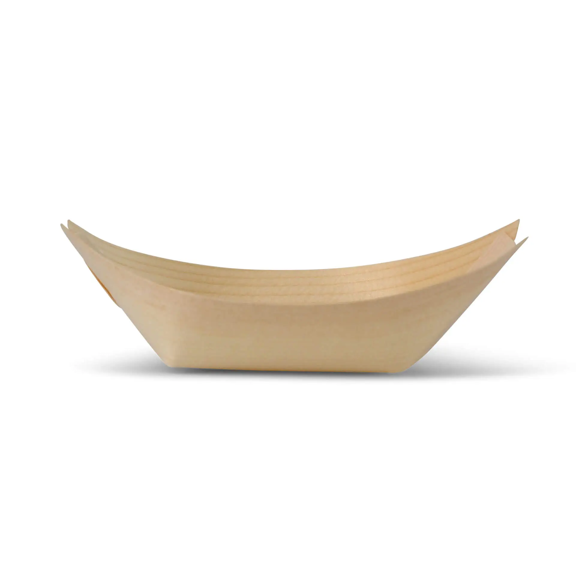 Houten scheepjes voor fingerfood, 11 cm