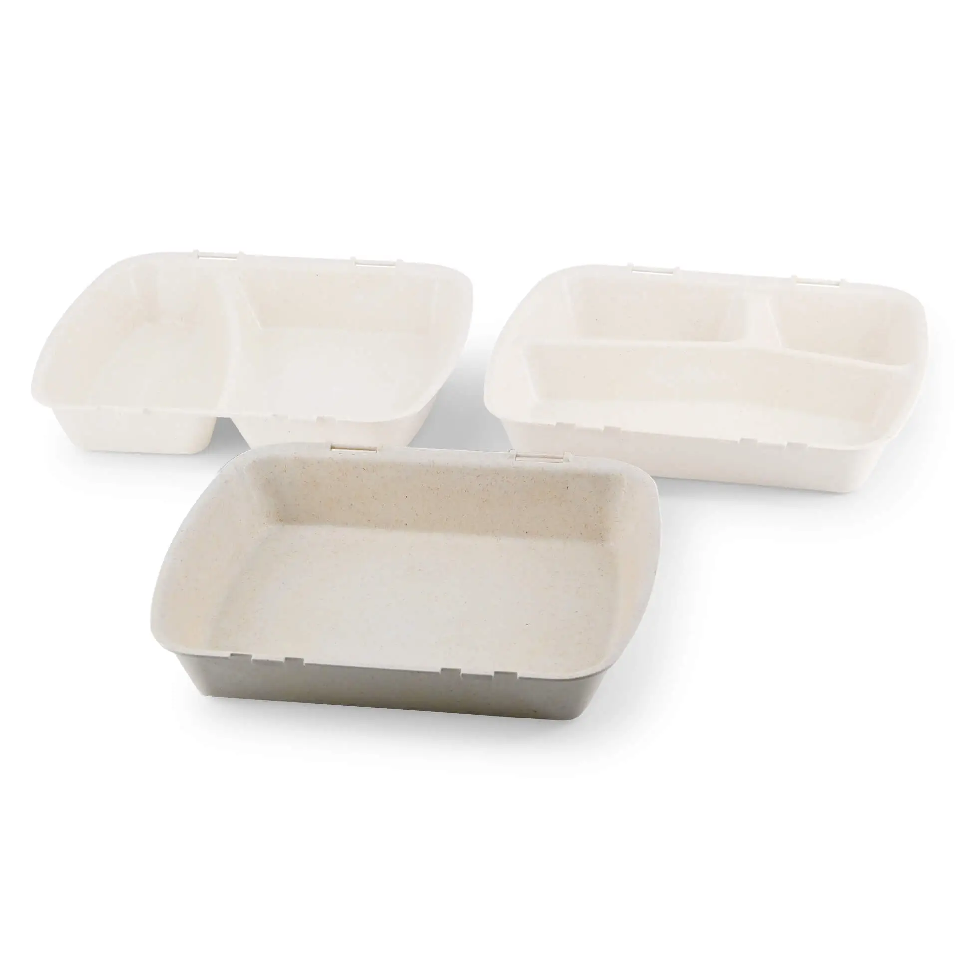 Herbruikbare menubakjes merways-Box, crème-wit, 24,5 x 20 x 4,5 cm, HP4