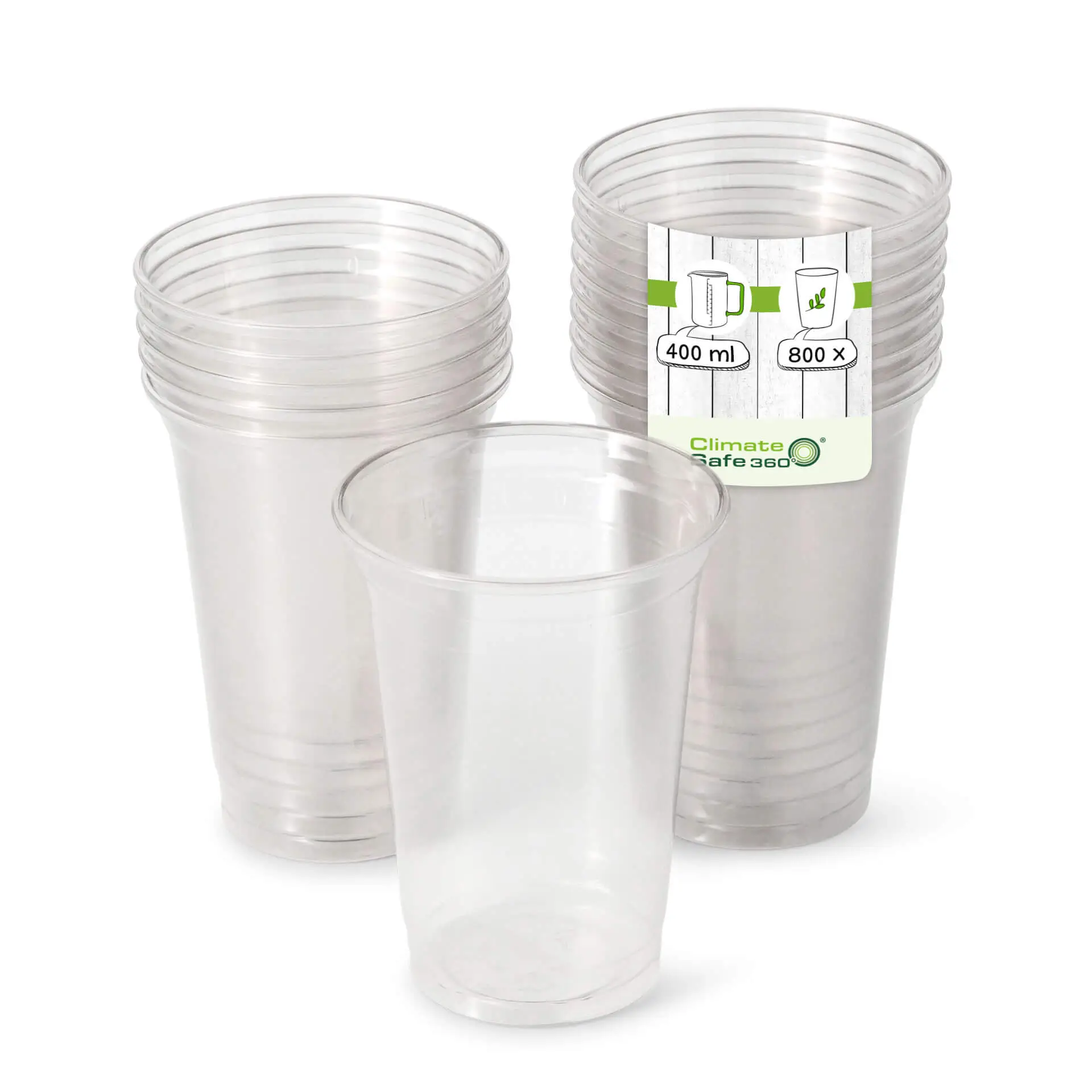 rPET transparante beker 400 ml / 16 oz, Ø 95 mm